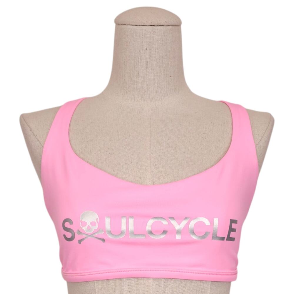Lululemon Soulcycle Free To Be Wild Bra Pink Sz 10